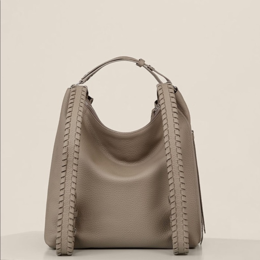 Allsaints small Kita backpack taupe grey - Picture 3 of 4